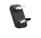 U Shape Microphone Lighting OTG Adapter Converter Compatible with DJI Mic 3 Mic 2 and DJI Mic mini and Other Wireless Microphones for iOS Phone 14 13