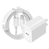 Iphone Charger Fast Charging 10 Feet, Pd 20W Usb C Wall Charger Block Lightning Cord With 10Ft Long Type C To Lightning Fast Charging Data Sync Cable Compatible With Iphone 14 13 12 11 Xs Xr X 8 Ipad