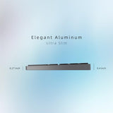 Bluetooth Slim Keyboard For Mac, Aluminum Rechargeable Keyboard Wireless, Low-Profile Silent Flat Key Compatible With Apple Imac, Macbook, Mac And Ios, Full Size - Space Gray