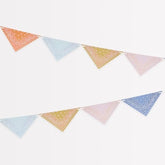 Meri Meri Western Bandana Flag Banner (Pack of 1), Reusable Party Decorations, 13.5' Party Banner Including Excess Cord