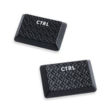 Backlit Keycaps Replacement For Gl Tactile Switch Logit G813/G815/G913/G915 Tkl Rgb Mechanical Gaming Keyboard (2Pcs Texture Ctrl Black)