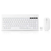 Bluetooth Keyboard And Mouse Combo Rechargeable Portable Wireless Keyboard Mouse Set For Apple Ipad Iphone Ios 13 And Above Samsung Tablet Phone Smartphone Android Windows (White)
