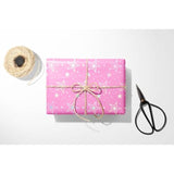 Girl Gifts Wrap Paper Roll 17 Inches,Pink Gifts Wrapping Paper,Girl Birthday Wrapping Paper,1 Roll Of Each Of The 3 Styles
