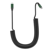 Usb C To Usb C Coiled Cable 100W, Usb C 3.2 Gen 2 X 2 20Gbps Data Transfer Type C 20V/5A Pd Fast Charging Coiled Cable. Video Monitor Cord Supports 4K@60Hz