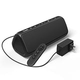 Angle 3 Pro Soundbar - Wired and Wireless Bluetooth 5.0 Stereo Soundbar for TV, Optical/Aux/Bluetooth Connection, Exceptional Sound & Bass,100ft