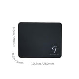 Mouse Pad Beautiful, Personalized Premium-Textured Custom Mouse Mat Design, Washable Mousepad Lycra Cloth, Non-Slip Rubber Base Computer Mouse Pads (Silvery Logo)