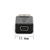 3 Pack Usb 2.0 A Female To Usb B Mini 5 Pin Female Adapter Converter