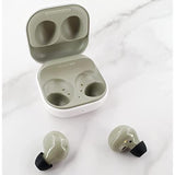 6 Pairs Silicone Galaxy Buds 2 Ear Tips Earbuds, S/M/L 3 Size Soft Rubber Flexible Eartips Buds Wing Tips Fit In Case Compatible With Samsung Galaxy Buds 2 / Galaxy Buds Plus - Black