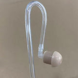 Replacement Mushroom Earbud Clear Ear Tips Compatible With Motorola Kenwood Baofeng Icom Yaesu Hyt Surveillance Kits Acoustic Tubes Earpiece (Pack Of 20)