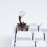 Artisan Keycaps Coffee-Shaped Resin Keycap Esc Custom 1U Handmade Keycaps For Mx Switch Mechanical Keyboards Key Cap