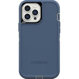 OtterBox iPhone 13 Pro Max & iPhone 12 Pro Max Defender Series Case - Fort Blue, Rugged & Durable, with Port Protection, Includes Holster Clip Kickstand