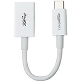 Usb-C To Usb-A 3.1 Gen1 Female Adapter Cable Converter, 5Gbps High-Speed, Usb-If Certified, For Laptops, Tablets, Phones (Iphone 16/15), White