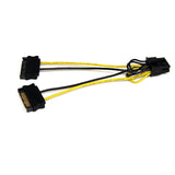 StarTech.com 6in SATA Power to 8 Pin PCI Express Video Card Power Cable Adapte