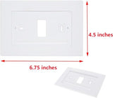 F61-2663 Wall Plate For Sen Si Wi-Fi Programmable Thermostat,Hand Control, White (2)