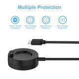 2-Pack Charging Cables for Garmin Charger Cable, 1m Long & 30cm Short Watch Charger Replacement for Garmin Vivosport,Approach X10,vivosmart
