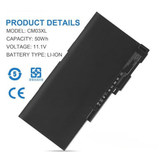 CM03XL Laptop Battery Replacement for HP EliteBook 740 750 840 850 ZBook 14