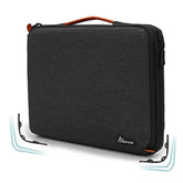 Laptop Sleeve Cover 13 Inch For Notebook Compatible With Macbook Pro/Air, Water-Resistant Case With Ykk Zipper, Polyester