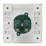 Single Eu German Standard Electrical Plug Socket Wall Power Outlet Panel 16A European Round Hole Power Outlet Ac 250V
