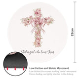 Pink Christian Mousepad Gifts For Women Teen Girls Mouse Pad, Cute Pink Office Desk Accessories Mousepad, Just A Girl Who Loves Jesus, Gifts For Women Faith, 8.7X8.7 Inch