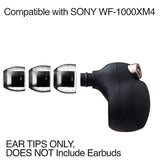 Sednaearfit Crystal Standard (Ss/S/Ms) - Earbud Tips For Wireless Headphones - Noise Canceling Earbuds Replacement Tips - Eartips Compatible With Shure, Sony, Beats, Sennheiser, Jabra, And Jbl