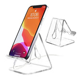 Acrylic Cell Phone Holder/Stand, Clear Compatible With 4-10'' Iphone Series , Android Smartphone, Office Supplies/ Desk Accessories