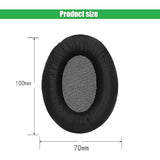 Replacement Ear Pads Compatible With Sennheiser Hd201 Hd201S Hd206 Hd180 Headphones Made Of Soft Leather And Memory Foam Replacement Ear Pads For Repair Accessories (Black)