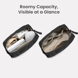 tomtoc 360 Protective Puffy Laptop Sleeve Set for 15-inch MacBook Air M4/A3241 2025, M3/A3114, M2/A2941, Quilted Soft Puffer Bag with a Tech Pouch for 15-inch Surface Laptop 7(Copilot+ PC)/6/5/4/3
