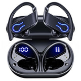 Wireless Bluetooth Earbuds 120H Playtime Bluetooth 5.3 Ear Buds For Sports, Hi-Fi Stereo Earphones With Led Display Charging Case, Headphones For Running/Workout Audifonos Inalambricos