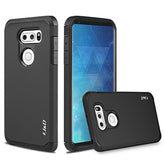 Case Compatible For Lg V35, Lg V35 Thinq/Lg V30S/Lg V30S Thinq/Lg V30/Lg V30 Plus, Heavy Duty Dual Layer Hybrid Shock Proof Protective Rugged Bumper Case, Black