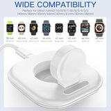 Apple Watch Magnetic Charging Dock Fast Charger Stand for Series 2-10 Ultra