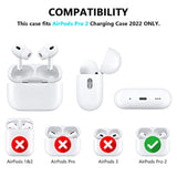 Compatible With Airpods Pro 2 Case Cover 2022, Soft Tpu Case For Airpods Pro 2Nd/1St Generation Case With Cute Butterfly Keychain For Girls Women (Glitter Pink)