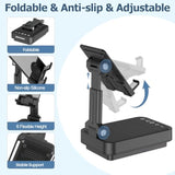 Gifts For Men Cell Phone Stand With Wireless Bluetooth Speaker And Light, Cool Tech Gifts For Men Women Husband Dad, Unique Birthday Gifts For Him