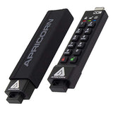 128Gb Aegis Secure Key 3 Nxc 256-Bit Hardware-Encrypted Usb 3.2 Type C Flash Drive, Fips 140-3 Level 3 Validated (Ask3-Nxc-128Gb), Black