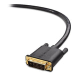 Cable Matters CL3 in-Wall Rated Bi-Directional HDMI to DVI Cable - 6ft, DVI to HDMI Cable, HDMI1.4 to DVI-D Dual Link Cord, Black