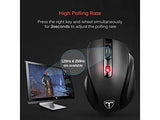 2.4G Wireless Mouse Portable Mobile Optical Mouse With Usb Receiver, 5 Adjustable Dpi Levels, 6 Buttons For Notebook, Pc, Laptop, Computer, Macbook - Black - New (Single)