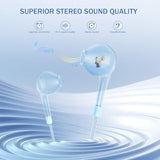 Earbuds Headphones With Microphone Pack Of 5, Noise Isolating Wired Earbuds, E