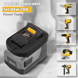 Adapter For Hilti To For Dewalt 20V Tool,For Hilti 22V B22 Battery Convert To For Dewalt 20V Max Battery Dcb204 Dcb206 Battery,Work For Dewalt 20V Max Cordless Drill/Impact Driver Cordless Tool