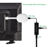 Ethernet Adapter For Chromecast With Google Tv,Usb C To Ethernet Adapter With