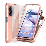 for BLU View Speed Ultra B1660V Case with Screen Protector, Speed Ultra Dual Layer Phone Case, Shockproof Corners TPU Bumper, Slim Silicone, Rugged