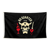 No Quarter 1718 Pirate Skull Flag Banner For Man Cave Wall College Dorm Room Decor,Parties 3X5 Ft