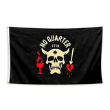 No Quarter 1718 Pirate Skull Flag Banner For Man Cave Wall College Dorm Room Decor,Parties 3X5 Ft