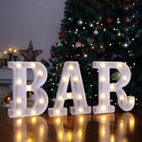Light Up Bar Sign, Marquee Led Letters Battery Powered Led Letter Lights For Pub Home Bar Party Decoration