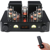 Juson Audio JTA100 2025 Version 200W Vacuum Tube Amplifier Integrated Hybrid with BT 5.0 Optical AUX RCA Phono Input and Headphone Output 2.1CH Class