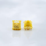 Phantom Yellow Keyboard Switches, Rgb Led Linear 50Gf Key Switches For Mx Mechanical Keyboard (Yellow, 110Pcs)