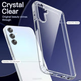 JETech Case for Samsung Galaxy A15 5G / 4G 6.5-Inch, Non-Yellowing Shockproof Bumper Protective Phone Cover, Anti-Scratch Hard PC Back (Clear)