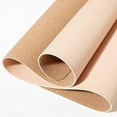 Pvc Leather And Cork Dual-Sided Desk Pad Protector With Storage Belt, Multifunctional Office Desk Pad, Waterproof Desk Mat For Office/Home, 80 X 40 Cm / 31.5 X 15.7 Inch (Milktea & Cork)