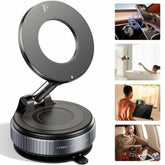 2026 Upgraded Vacuum Magnetic Car Phone Holder 360° Reinforced 96Lbs Ultra Suction Cup Phone Mount For Magsafe Cell Phone Holders For Your Car/Gym/Mirror Mount For Iphone & Android
