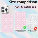 3 PCS Double Sided Phone Suction Pad,Sticky Phone Case for Wall ands-Free Fidget Toy Mirror Shower,Suction Cup Holder for Car Mobile Power Supplies