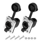 Rj45 Panel Mount Connector 90 Degrees Rj45 Interface Waterproof Sockets Connec