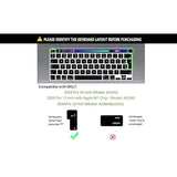 Ultra Thin Silicone Spanish Language Keyboard Cover Skin For Macbook Pro 13 Ne